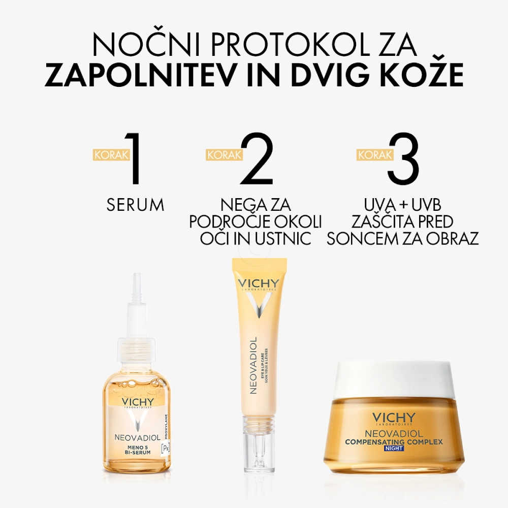 Vichy Neovadiol, nočna krema z obnovitvenim kompleksom za zapolnitev in poživitev kože (50 ml)
